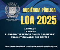 Audiência Pública LOA 2025