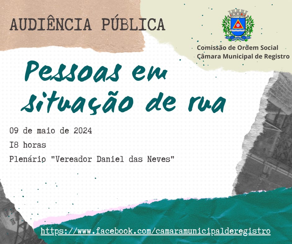 Audiência Pública - "Pessoas em Situação de Rua"