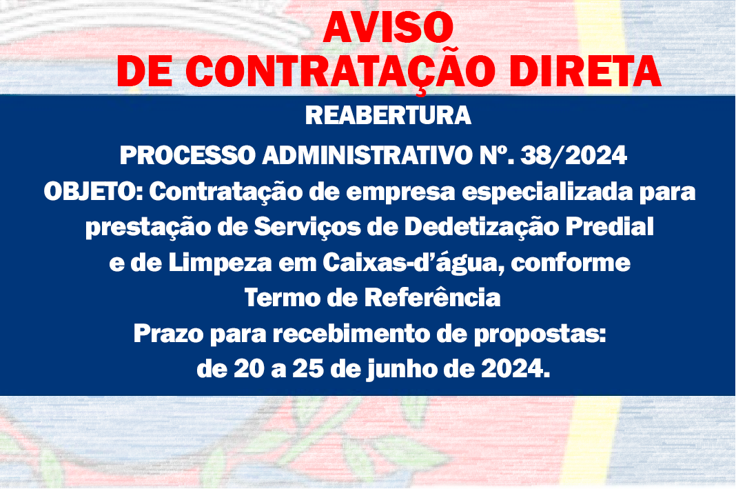 AVISO DE CONTRATAÇÃO DIRETA - REABERTURA